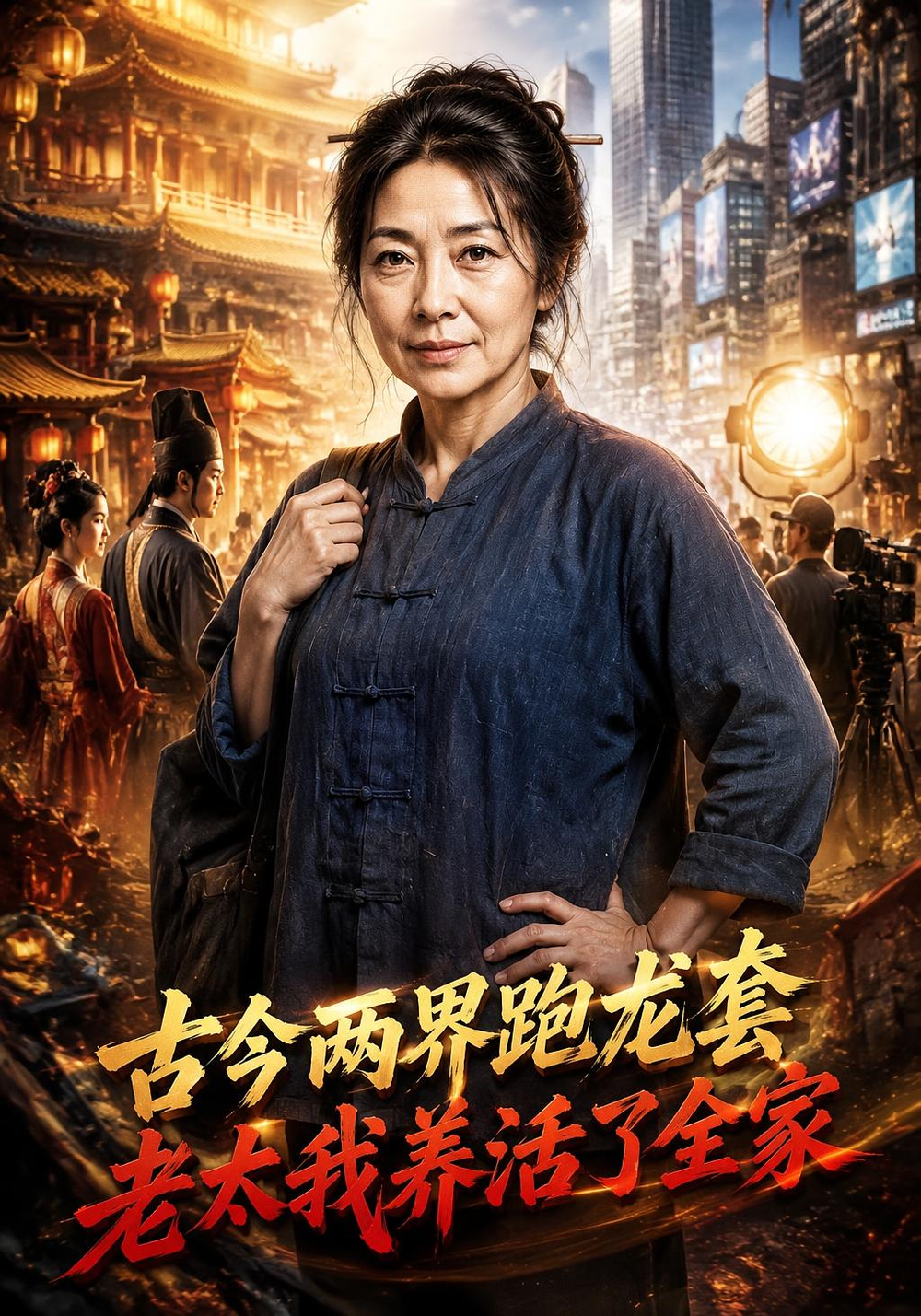 古今两界跑龙套，老太我养活了全家 短剧高清在线播放
