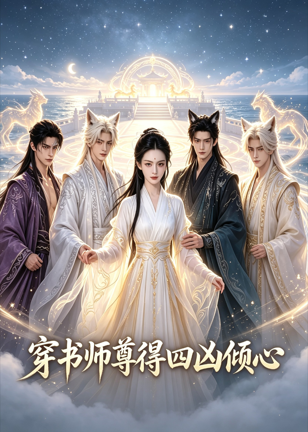 穿書師尊得四兇傾心